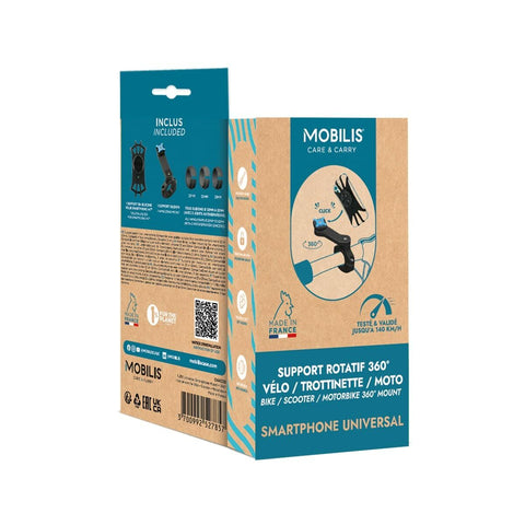 Bike Phone Holder Mobilis 044026 Black Plastic Bike Phone Holder Mobilis 044026 Black Plastic