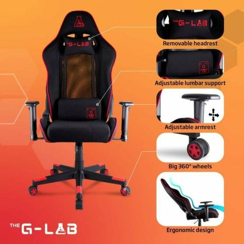 Gaming Chair The G-Lab Oxygen Red Gaming Chair The G-Lab Oxygen Red