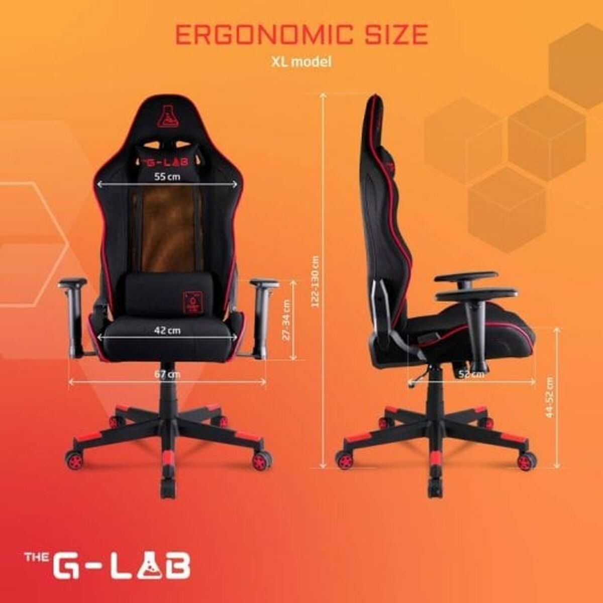 Gaming Chair The G-Lab Oxygen Blue Gaming Chair The G-Lab Oxygen Blue