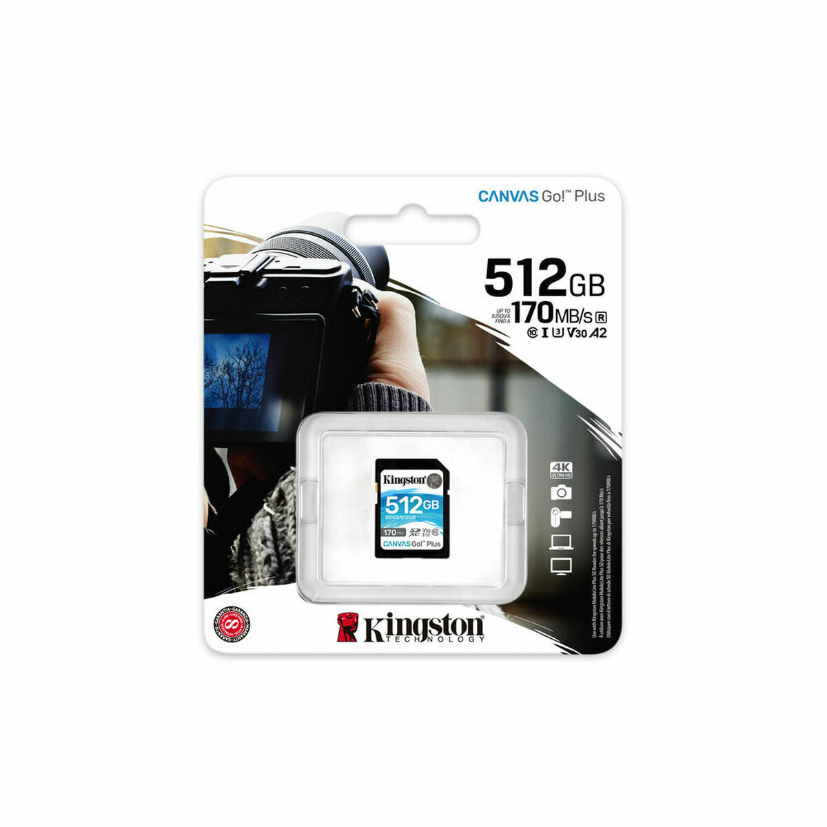 SD Memory Card Kingston SDG3/512GB 512 GB SD Memory Card Kingston SDG3/512GB 512 GB