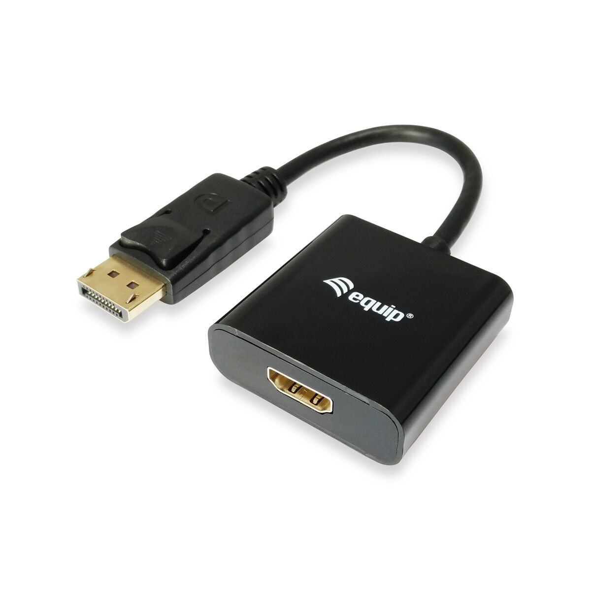 DisplayPort to HDMI Adapter Equip 133438 Black 20 cm DisplayPort to HDMI Adapter Equip 133438 Black 20 cm