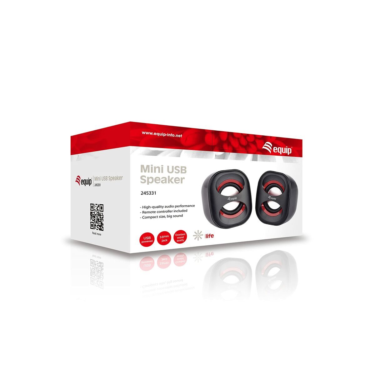 PC Speakers Equip 245331 Black 3 W 6 W PC Speakers Equip 245331 Black 3 W 6 W