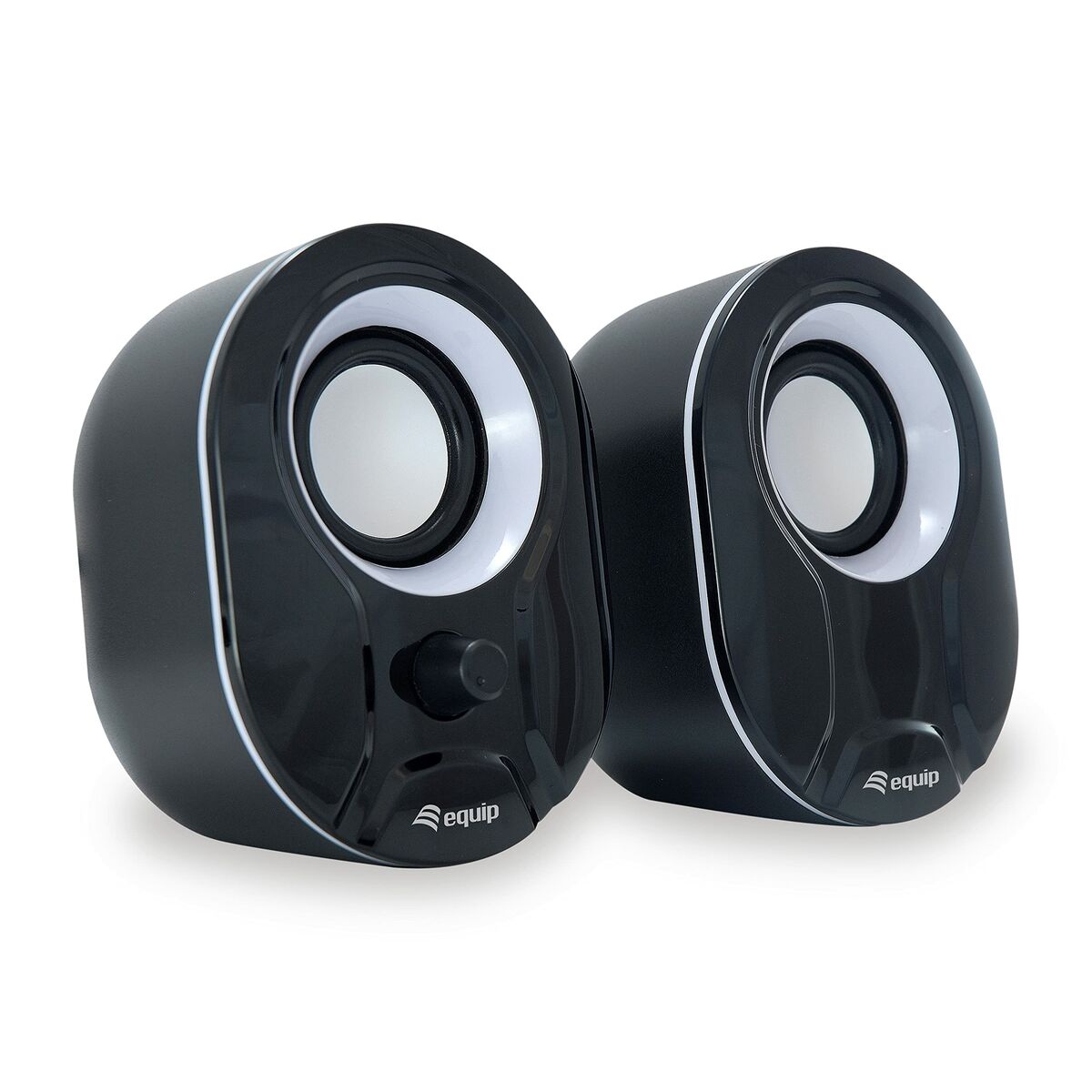 PC Speakers Equip 245333 Black Black/White 3 W PC Speakers Equip 245333 Black Black/White 3 W