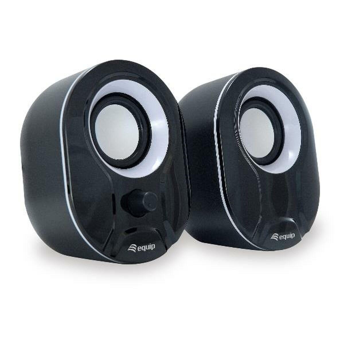 PC Speakers Equip 245333 Black Black/White 3 W PC Speakers Equip 245333 Black Black/White 3 W