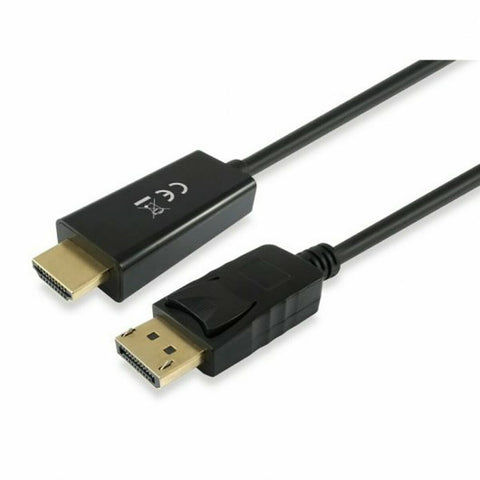DisplayPort to HDMI Adapter Equip 119390 Black 2 m DisplayPort to HDMI Adapter Equip 119390 Black 2 m