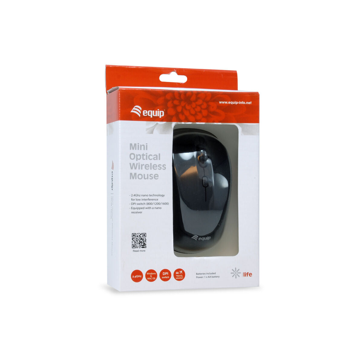 Mouse Equip 245108 Black Mouse Equip 245108 Black