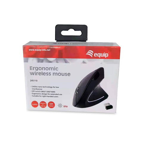 Ergonomic Optical Mouse Equip 245110 Black Ergonomic Optical Mouse Equip 245110 Black