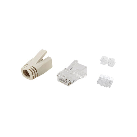 Category 6 UTP RJ45 Connector Equip 121176 Transparent 100 Units Category 6 UTP RJ45 Connector Equip 121176 Transparent 100 Units
