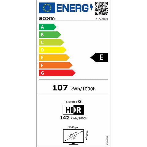 Smart TV Sony K77XR80 4K Ultra HD 77" OLED Smart TV Sony K77XR80 4K Ultra HD 77" OLED