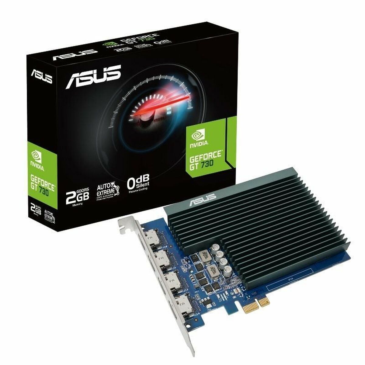Graphics card Asus GT730-4H-SL-2GD5 2 GB DDR5 GDDR5 Graphics card Asus GT730-4H-SL-2GD5 2 GB DDR5 GDDR5