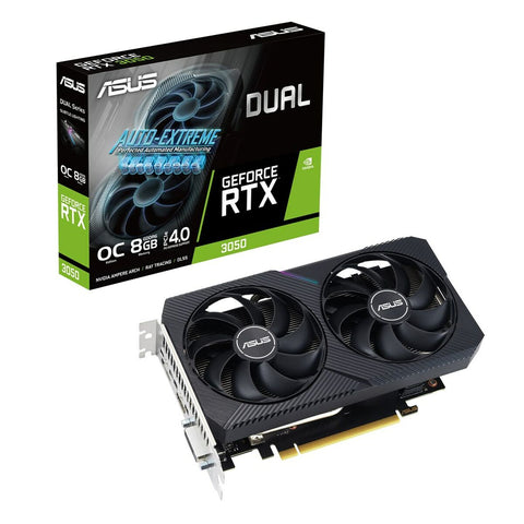 Graphics card Asus 90YV0GH6-M0NA00 Nvidia GeForce RTX 3050 GDDR6 Graphics card Asus 90YV0GH6-M0NA00 Nvidia GeForce RTX 3050 GDDR6