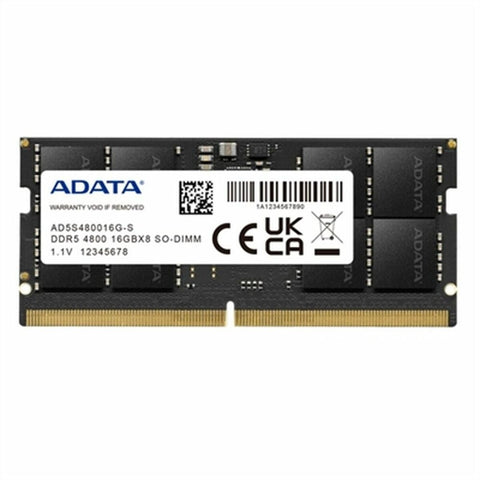 RAM Memory Adata AD5S480016G-S 16 GB DDR5 4800 MHz RAM Memory Adata AD5S480016G-S 16 GB DDR5 4800 MHz