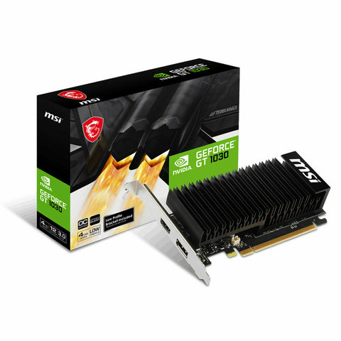Graphics card MSI V812-037R NVIDIA GeForce GT 1030 4 GB GDDR4 Graphics card MSI V812-037R NVIDIA GeForce GT 1030 4 GB GDDR4