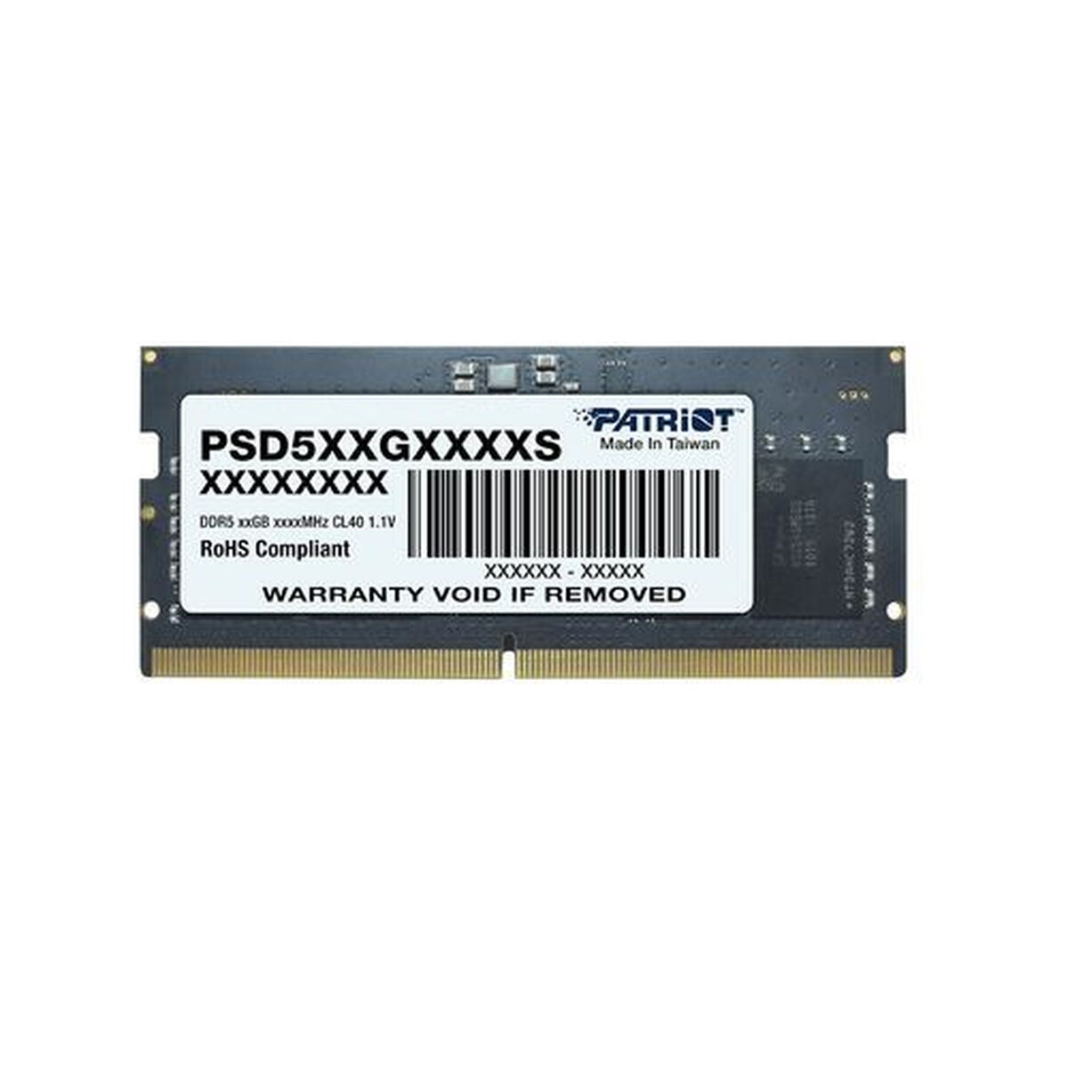RAM Memory Patriot Memory PSD516G560081S DDR5 DDR5 SDRAM 16 GB CL46 RAM Memory Patriot Memory PSD516G560081S DDR5 DDR5 SDRAM 16 GB CL46