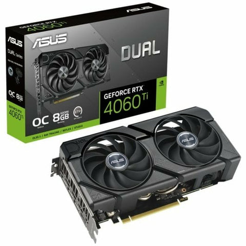 Graphics card Asus 90YV0J49-M0NA00 Geforce RTX 4060 Ti 8 GB GDDR6 Graphics card Asus 90YV0J49-M0NA00 Geforce RTX 4060 Ti 8 GB GDDR6