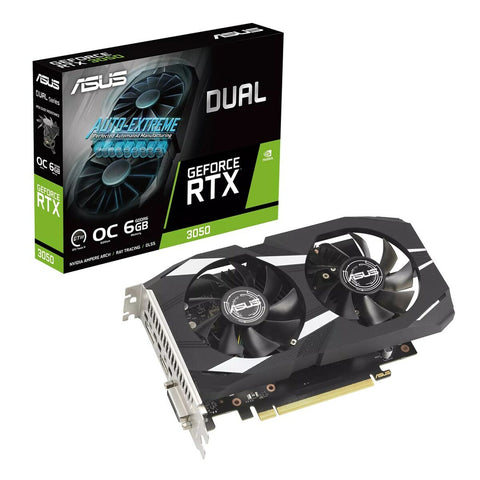 Graphics card Asus Dual Nvidia GeForce RTX 3050 6 GB GDDR6 Graphics card Asus Dual Nvidia GeForce RTX 3050 6 GB GDDR6
