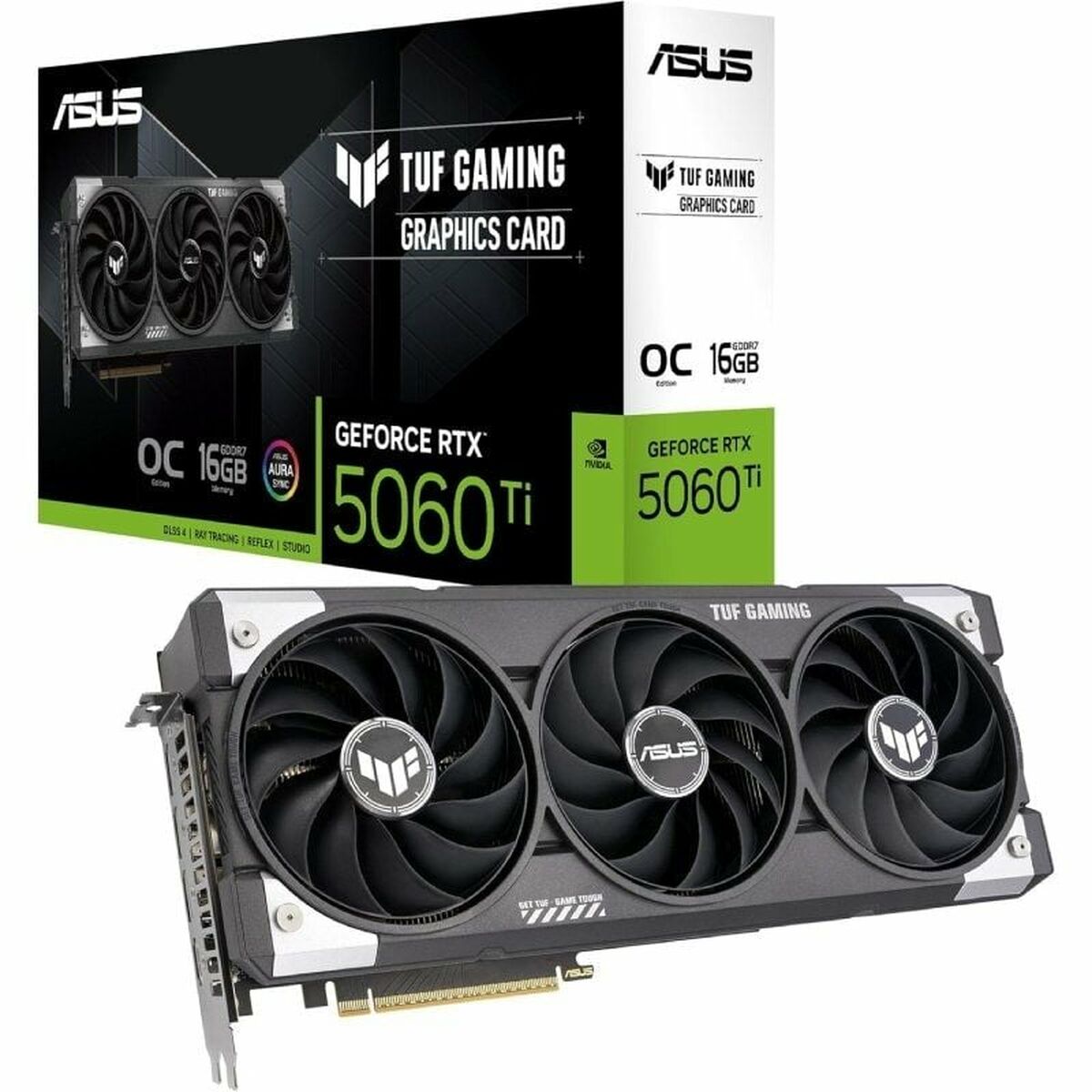 Graphics card Asus 90YV0MG0-M0NA00 geforce rtx 5060 ti 16 GB GDDR6 Graphics card Asus 90YV0MG0-M0NA00 geforce rtx 5060 ti 16 GB GDDR6
