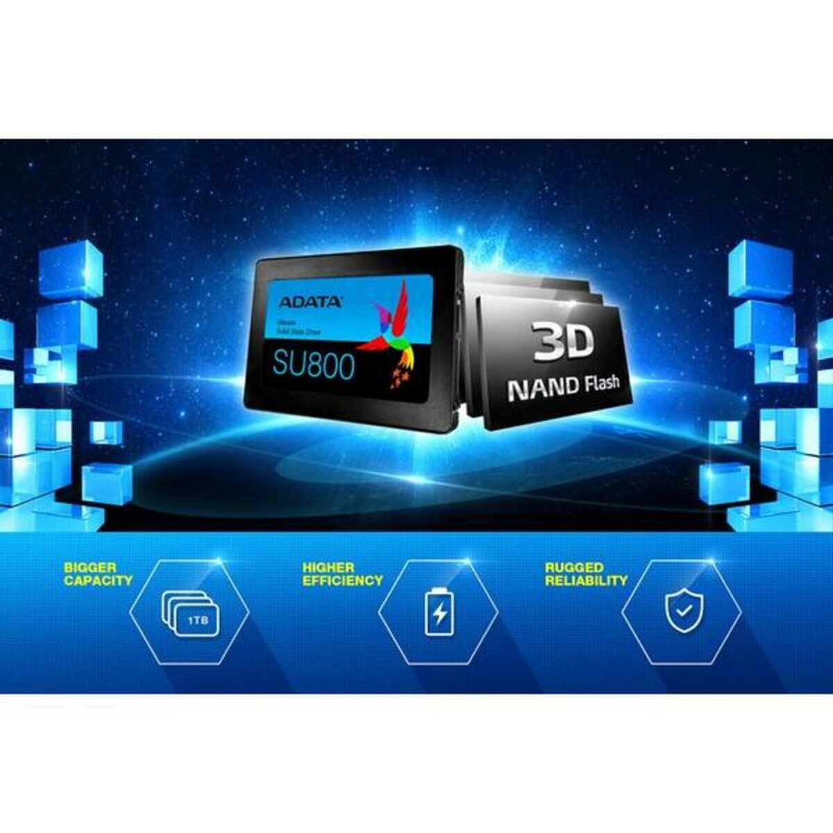 Hard Drive Adata Ultimate SU800 1,24 TB SSD Hard Drive Adata Ultimate SU800 1,24 TB SSD