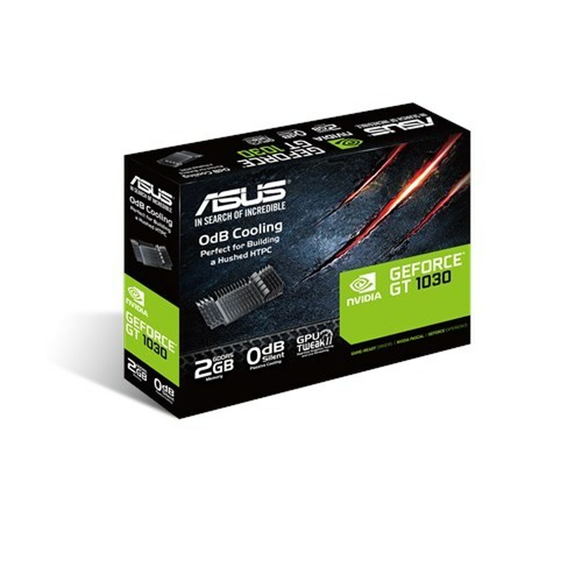 Graphics card Asus 90YV0AT0-M0NA00 NVIDIA GeForce GT 1030 2 GB GDDR5 Graphics card Asus 90YV0AT0-M0NA00 NVIDIA GeForce GT 1030 2 GB GDDR5