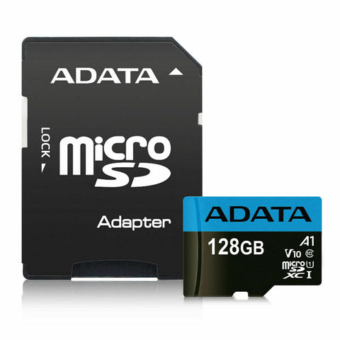 Micro SD Memory Card with Adaptor Adata Premier 128 GB Micro SD Memory Card with Adaptor Adata Premier 128 GB