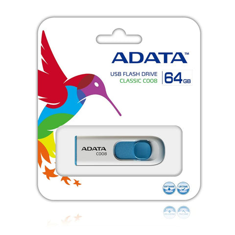USB stick Adata 64GB C008 Blue 64 GB USB stick Adata 64GB C008 Blue 64 GB