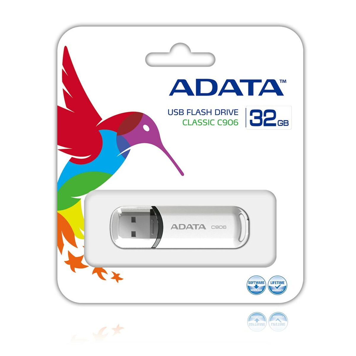 USB stick Adata C906 White 32 GB USB stick Adata C906 White 32 GB