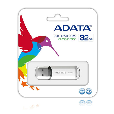 USB stick Adata C906 White 32 GB USB stick Adata C906 White 32 GB