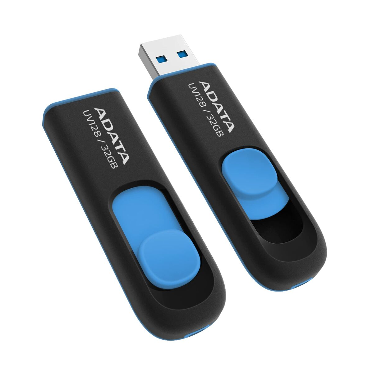 USB stick Adata DashDrive UV128 32GB Blue Black 32 GB USB stick Adata DashDrive UV128 32GB Blue Black 32 GB