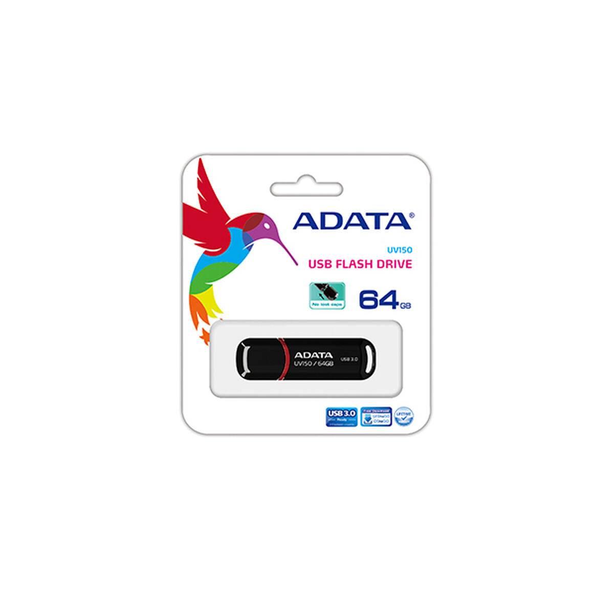 USB stick Adata UV150 Black 64 GB USB stick Adata UV150 Black 64 GB