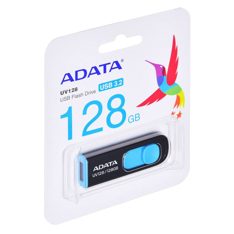 USB stick Adata DashDrive UV128 Black 128 GB USB stick Adata DashDrive UV128 Black 128 GB