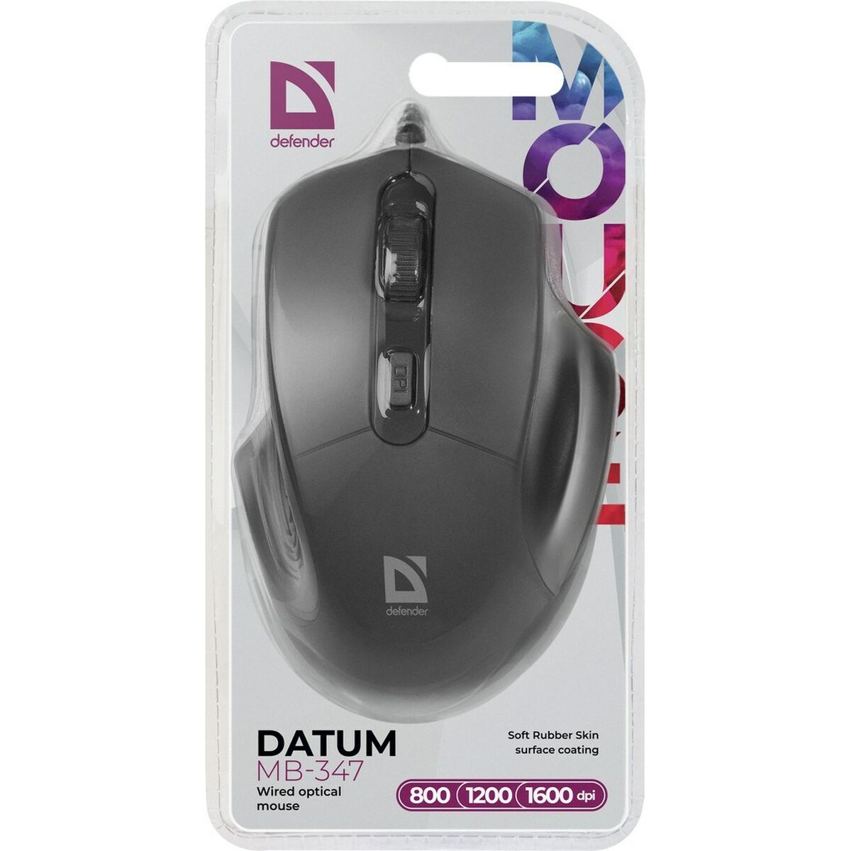 Optical mouse Defender Datum MB-347 Black Optical mouse Defender Datum MB-347 Black