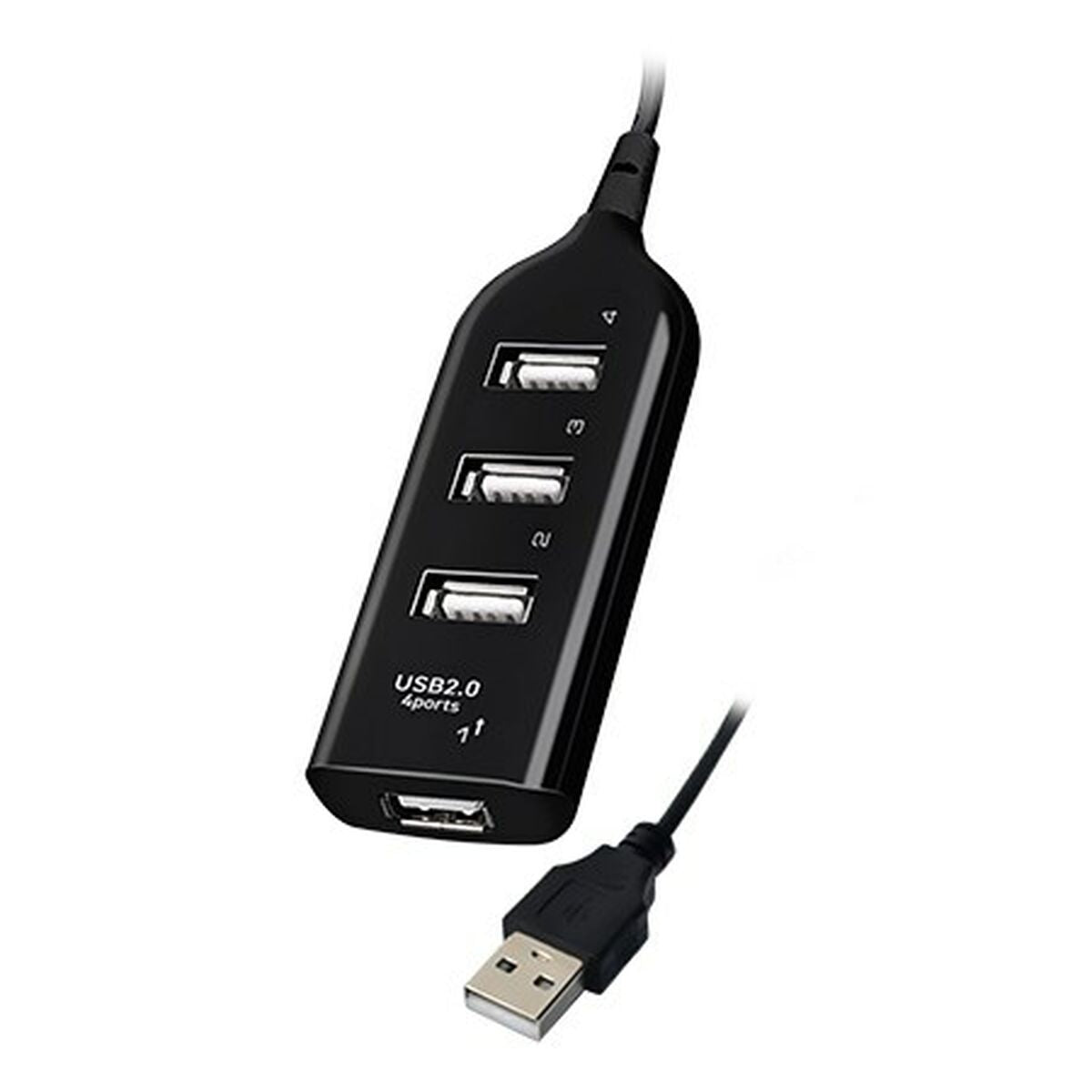 USB Hub Vakoss TC-234UX White Black USB Hub Vakoss TC-234UX White Black