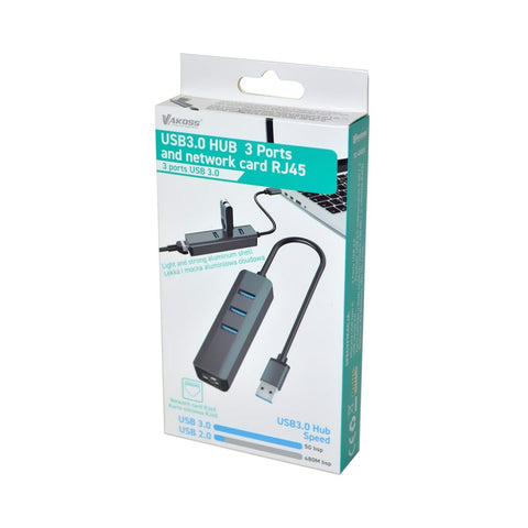 USB Hub Vakoss TC-4502X Grey USB Hub Vakoss TC-4502X Grey