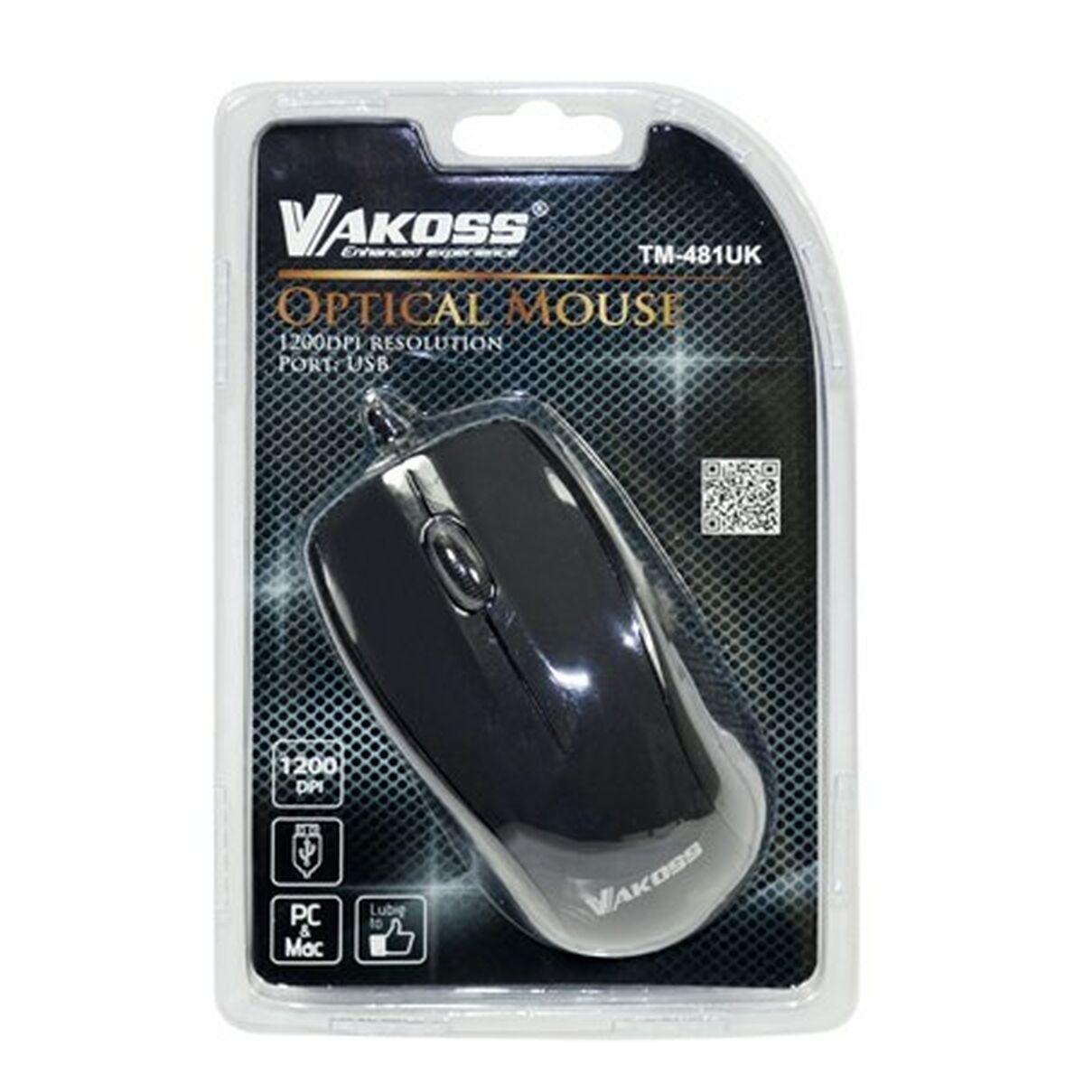 Mouse Vakoss TM-481UK Black Mouse Vakoss TM-481UK Black