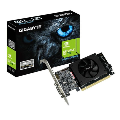 Graphics card Gigabyte GV-N710D5-2GL NVIDIA GeForce GT 710 2 GB GDDR5 Graphics card Gigabyte GV-N710D5-2GL NVIDIA GeForce GT 710 2 GB GDDR5
