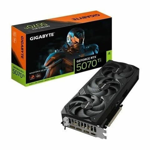 Graphics card Gigabyte nvidia geforce rtx 5070 ti 16 GB GDDR6 Graphics card Gigabyte nvidia geforce rtx 5070 ti 16 GB GDDR6
