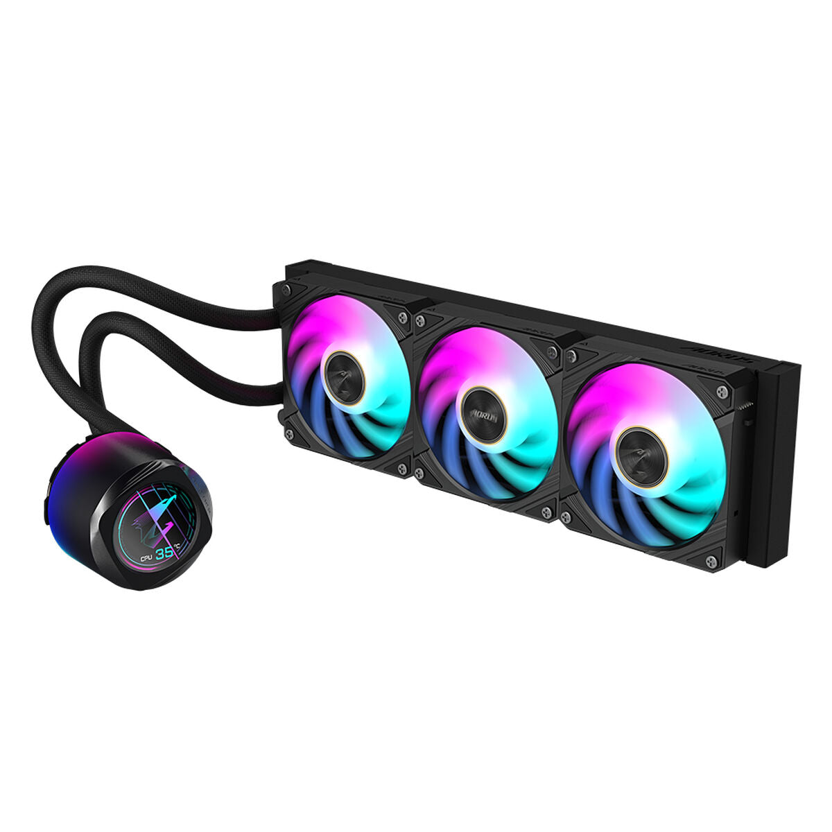 Liquid Refrigeration Kit Gigabyte GP-AORUS WATERFORCE X II 360 Ø 12 cm Liquid Refrigeration Kit Gigabyte GP-AORUS WATERFORCE X II 360 Ø 12 cm