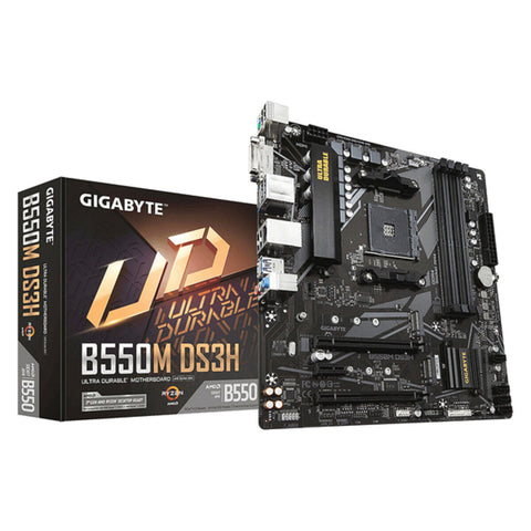Motherboard Gigabyte B550M DS3H mATX DDR4 AM4 AMD B550 AMD AM4 Motherboard Gigabyte B550M DS3H mATX DDR4 AM4 AMD B550 AMD AM4