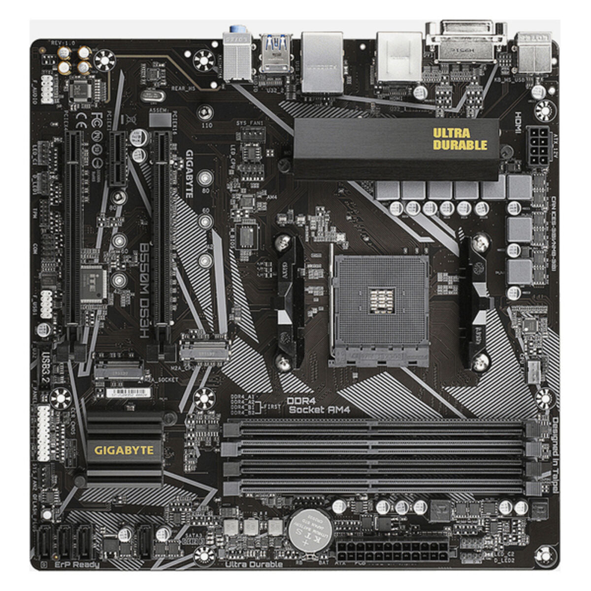 Motherboard Gigabyte B550M DS3H mATX DDR4 AM4 AMD B550 AMD AM4 Motherboard Gigabyte B550M DS3H mATX DDR4 AM4 AMD B550 AMD AM4