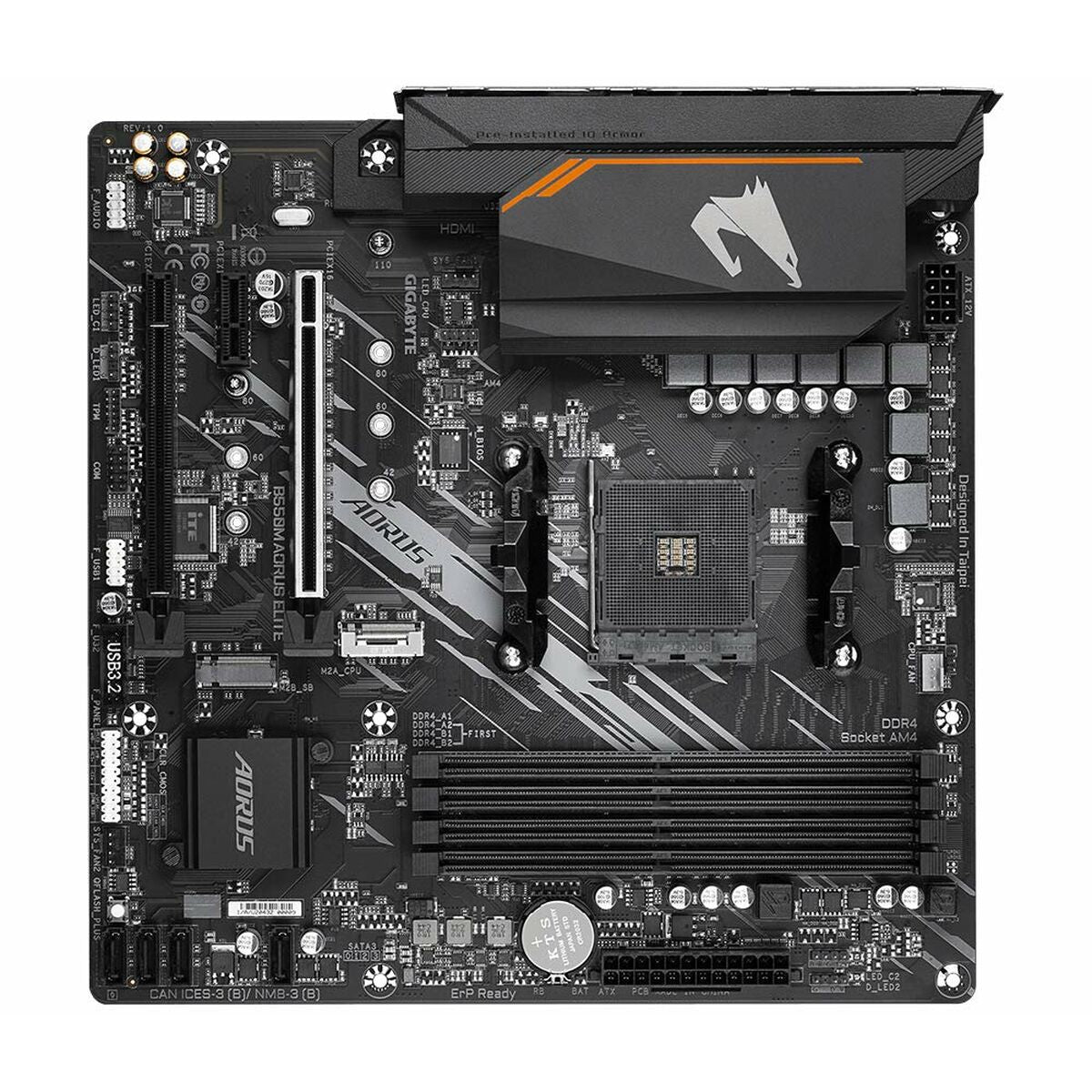Motherboard Gigabyte B550M AORUS ELITE mATX AM4     AMD B550 AMD AM4 Motherboard Gigabyte B550M AORUS ELITE mATX AM4     AMD B550 AMD AM4