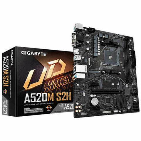 Motherboard Gigabyte A520M S2H mATX AM4     AMD A520 AMD AM4 Motherboard Gigabyte A520M S2H mATX AM4     AMD A520 AMD AM4