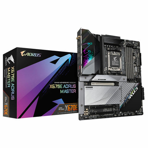 Motherboard Gigabyte X670E AORUS MASTER AMD X670 AMD AM5 Motherboard Gigabyte X670E AORUS MASTER AMD X670 AMD AM5