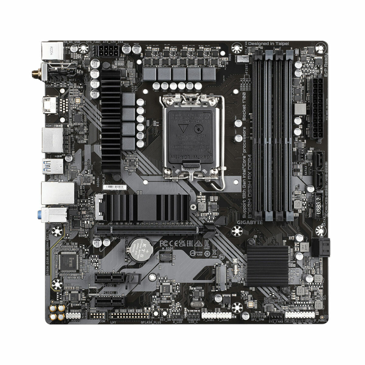 Motherboard Gigabyte B760M DS3H AX DDR4 LGA 1700 INTEL B760 EXPRESS DDR4 Motherboard Gigabyte B760M DS3H AX DDR4 LGA 1700 INTEL B760 EXPRESS DDR4