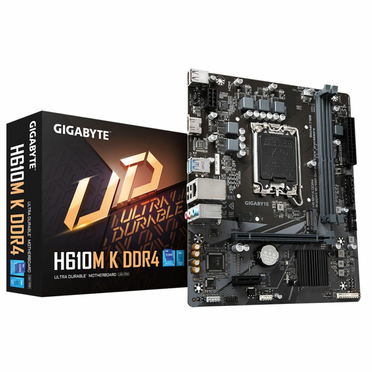 Motherboard Gigabyte H610M K DDR4 1.0 INTEL H610 EXPRESS LGA 1700 Motherboard Gigabyte H610M K DDR4 1.0 INTEL H610 EXPRESS LGA 1700