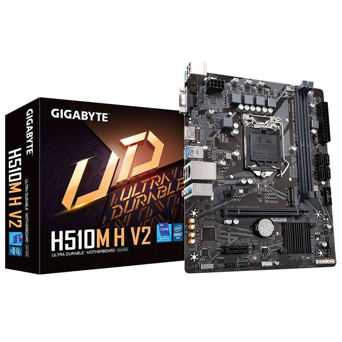 Motherboard Gigabyte H510M H V2 Intel Intel H510 LGA1200 LGA 1200 Motherboard Gigabyte H510M H V2 Intel Intel H510 LGA1200 LGA 1200