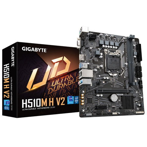 Motherboard Gigabyte H510M H V2 Intel Intel H510 LGA1200 LGA 1200 Motherboard Gigabyte H510M H V2 Intel Intel H510 LGA1200 LGA 1200