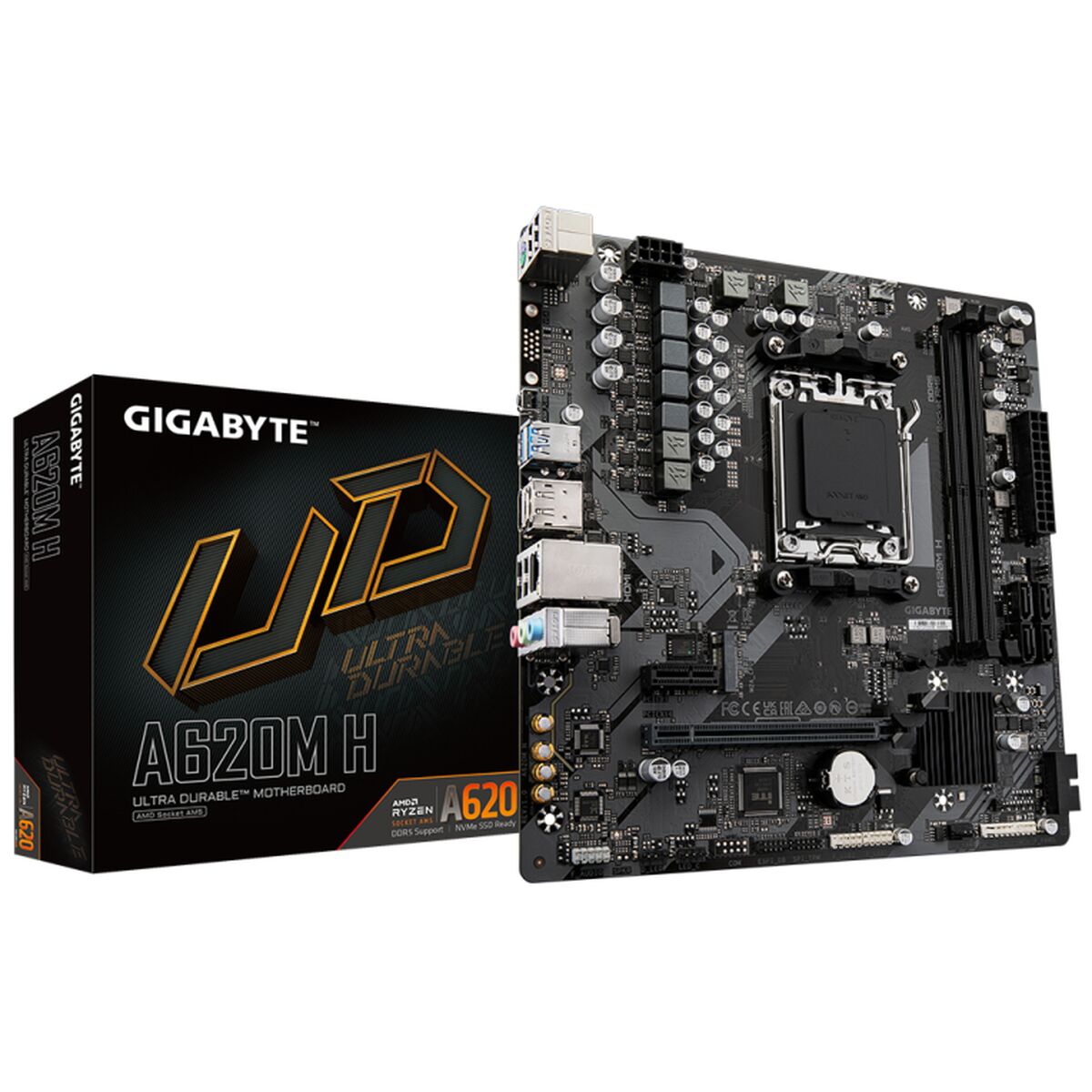 Motherboard Gigabyte A620M H G10 AMD A620 AMD AM5 Motherboard Gigabyte A620M H G10 AMD A620 AMD AM5