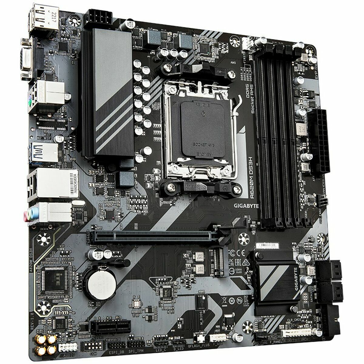 Motherboard Gigabyte A620M DS3H AMD AM5 AMD Motherboard Gigabyte A620M DS3H AMD AM5 AMD
