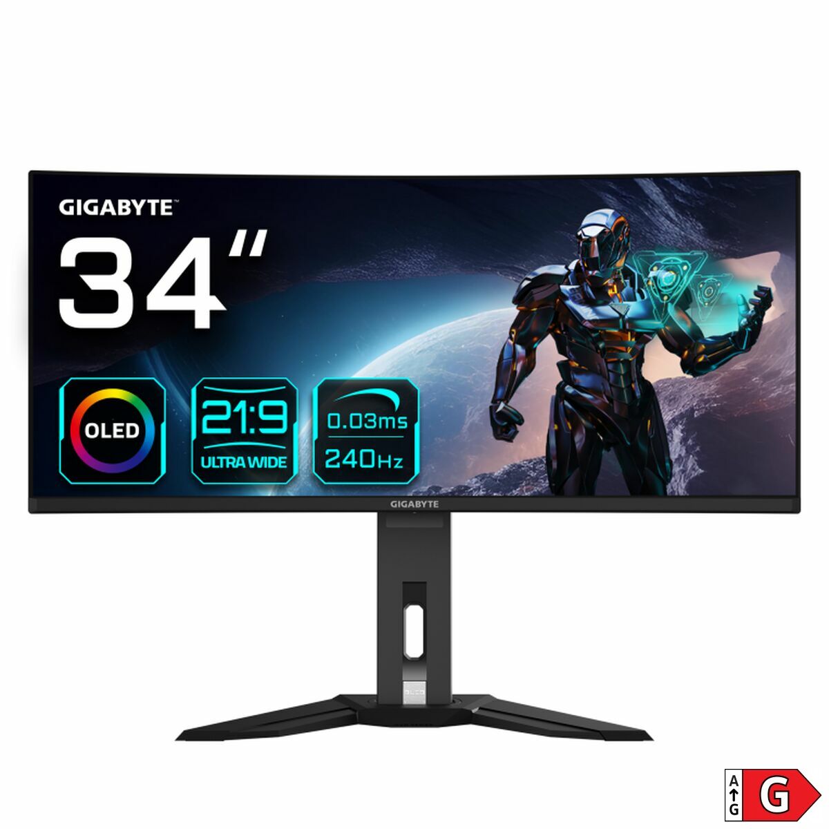 Monitor Gigabyte MO34WQC2 Wide Quad HD 34" Monitor Gigabyte MO34WQC2 Wide Quad HD 34"