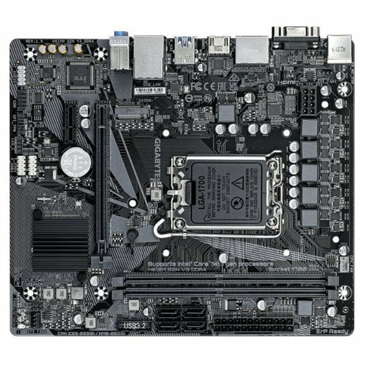 Motherboard Gigabyte H610M S2H V3 DDR4 H610 LGA 1700 Motherboard Gigabyte H610M S2H V3 DDR4 H610 LGA 1700